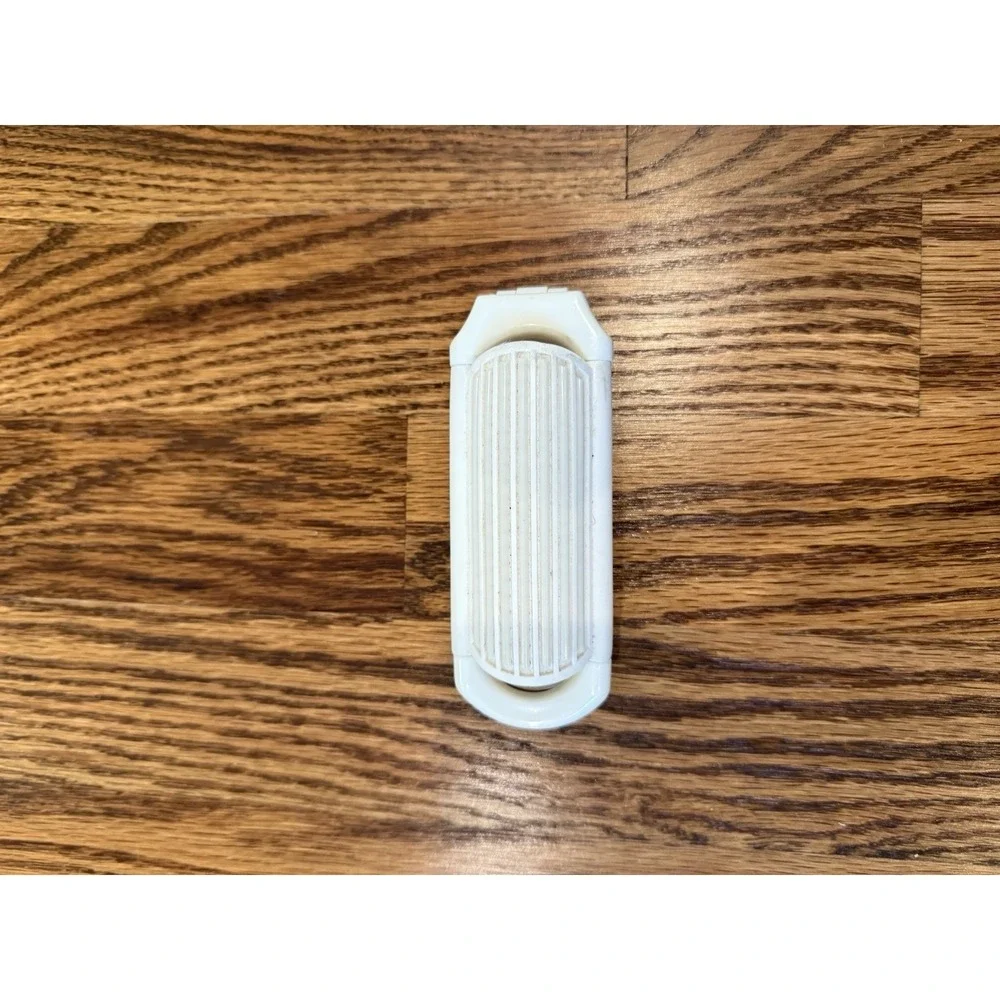 Vintage Clinique Foldable Hair Brush With Mirror Travel Size Folds in Half White